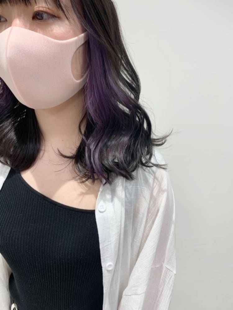 イヤリングカラー ラベンダー ヘアカタログ Ash 高円寺店 星野 玲奈 ヘアサロン 美容院 Ash オフィシャルサイト