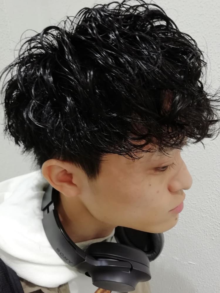 フロントスパイラルパーマ ヘアカタログ Ash 元住吉店 木村 和人 ヘアサロン 美容院 Ash オフィシャルサイト