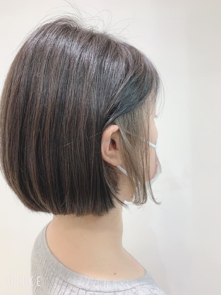 インナーカラー シルバーベージュ ヘアカタログ Ash 二子玉川店 山川 春輝 ヘアサロン 美容院 Ash オフィシャルサイト