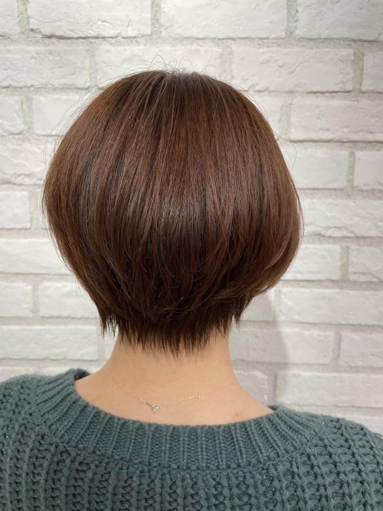 ナチュラルストレート くびれショートボブ ヘアカタログ Ash 稲田堤店 星野 飛雄馬 ヘアサロン 美容院 Ash オフィシャルサイト