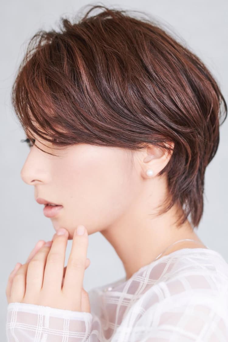 30代小顔に見せたい方向け 柔らかショートボブをイルミナコーラルで ヘアカタログ Ash 幡ヶ谷店 Ash 幡ヶ谷店 ヘアサロン 美容院 Ash オフィシャルサイト