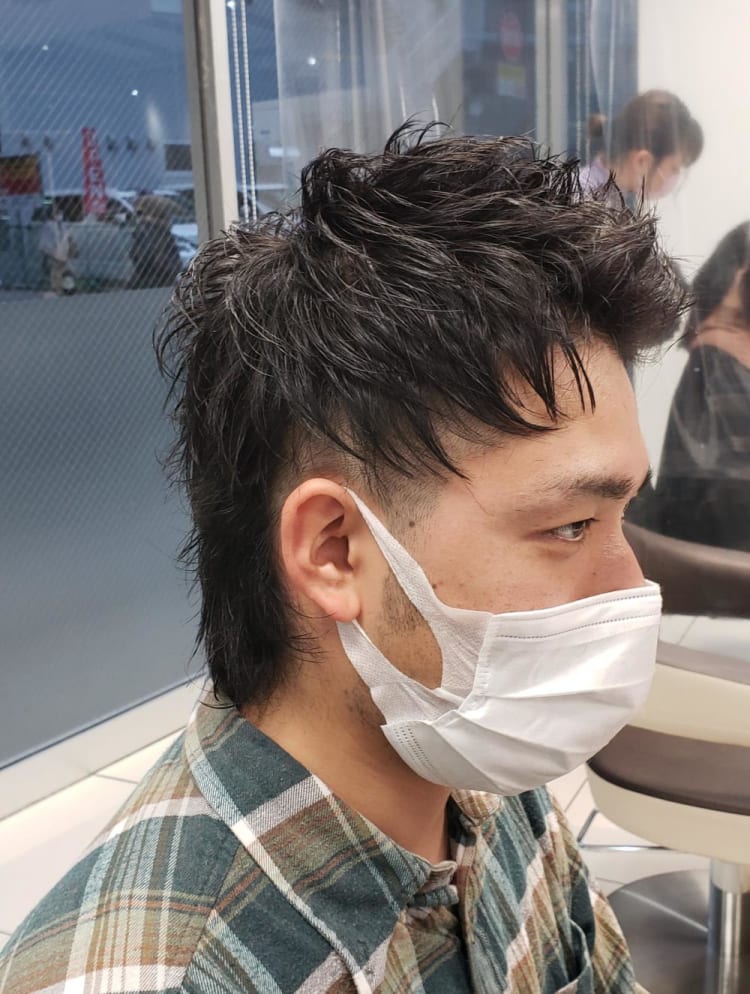 メンズウルフ ヘアカタログ Ash 橋本店 藤田 美保 ヘアサロン 美容院 Ash オフィシャルサイト