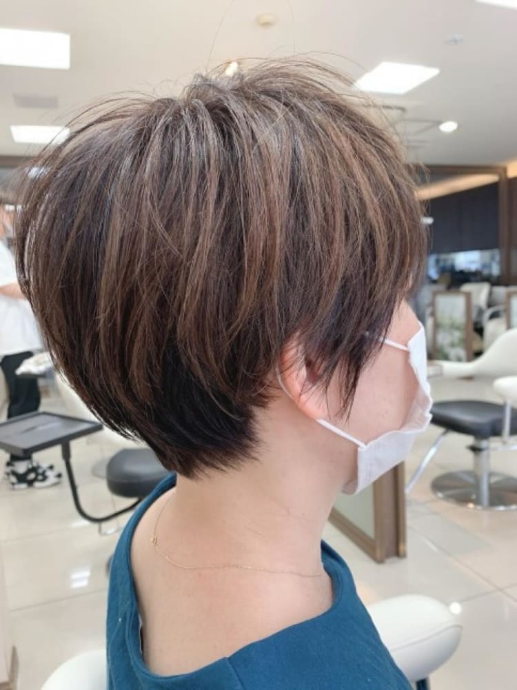 大人可愛いショートカット ヘアカタログ Ash 浜田山店 木村 敏崇 ヘアサロン 美容院 Ash オフィシャルサイト