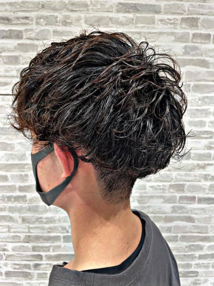 メンズ マッシュ パーマ ヘアカタログ Ash 高円寺店 山口 直人 ヘアサロン 美容院 Ash オフィシャルサイト