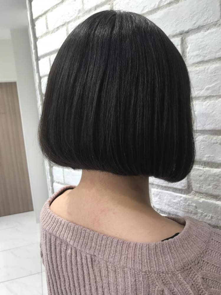 ワンレン前下がりボブ ヘアカタログ Ash 戸田公園店 花木 洋斗 ヘアサロン 美容院 Ash オフィシャルサイト