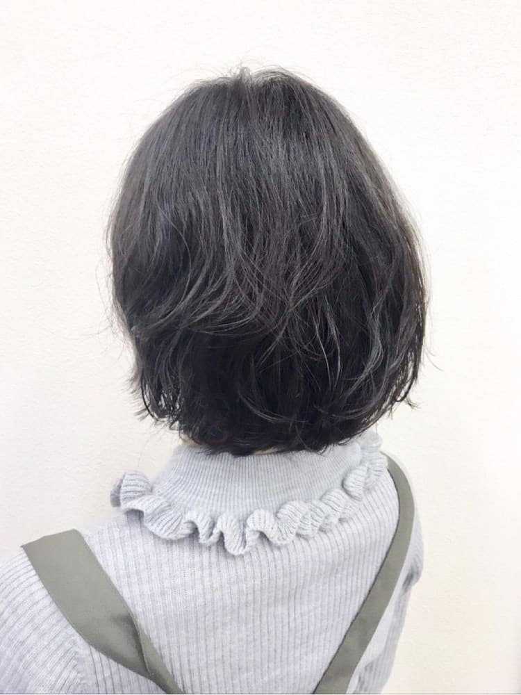 簡単スタイリングのボブパーマ ヘアカタログ ヘアサロン 美容院 Ash オフィシャルサイト