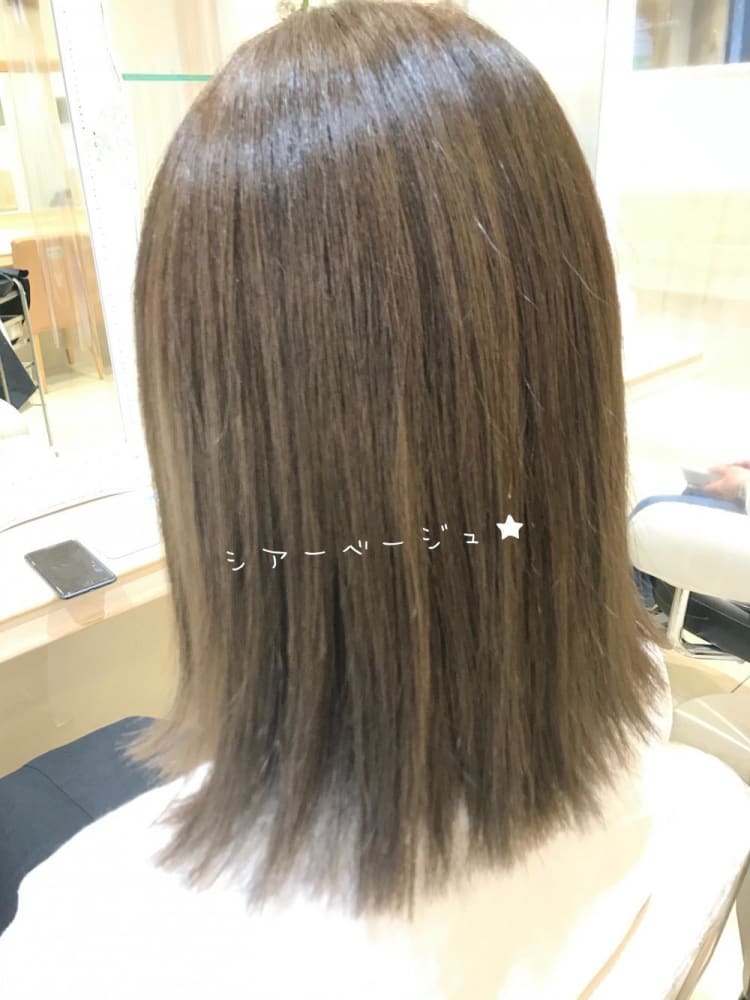 シアーベージュ ヘアカタログ Ash 三ツ境店 福島 恵子 ヘアサロン 美容院 Ash オフィシャルサイト