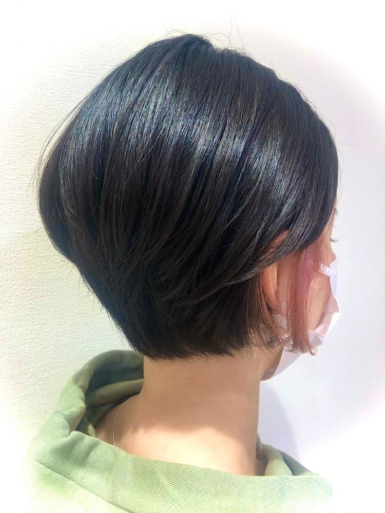 ピンクイヤリングショート｜ヘアカタログ Ash ひばりヶ丘店 ...