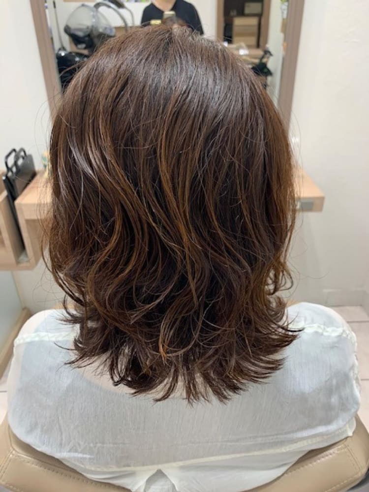 ミディアムボブエアリーパーマ ヘアカタログ Ash 国立店 横山 真由美 ヘアサロン 美容院 Ash オフィシャルサイト ミディアムボブエアリーパーマ ヘアカタログ Ash 国立店 横山 真由美 ヘアサロン 美容院 Ash オフィシャルサイト