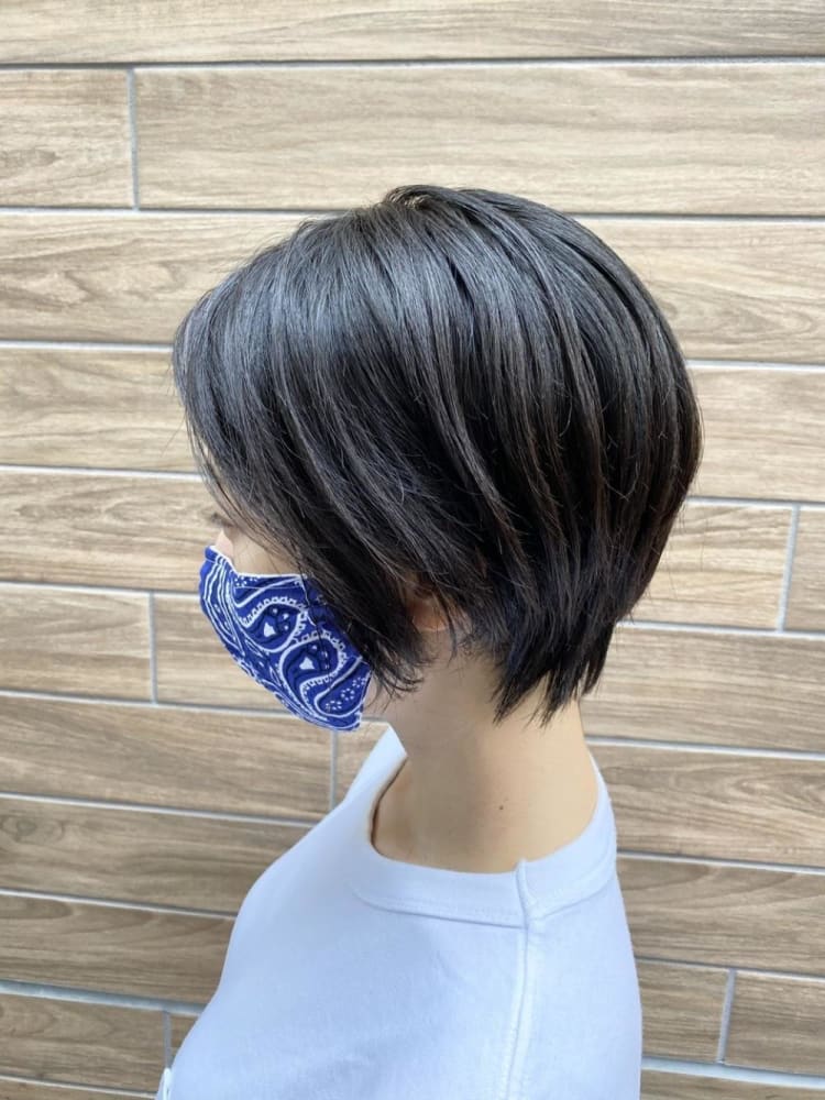 クセがおさまる くびれショート ヘアカタログ Ash 笹塚店 川島 啓史 ヘアサロン 美容院 Ash オフィシャルサイト