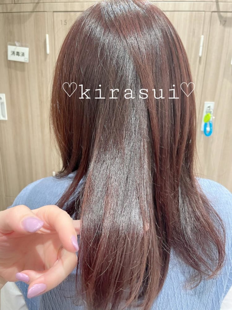 キラ水で最強艶髪ピンクブラウン ヘアカタログ Ash 高円寺店 岡田 千英里 ヘアサロン 美容院 Ash オフィシャルサイト