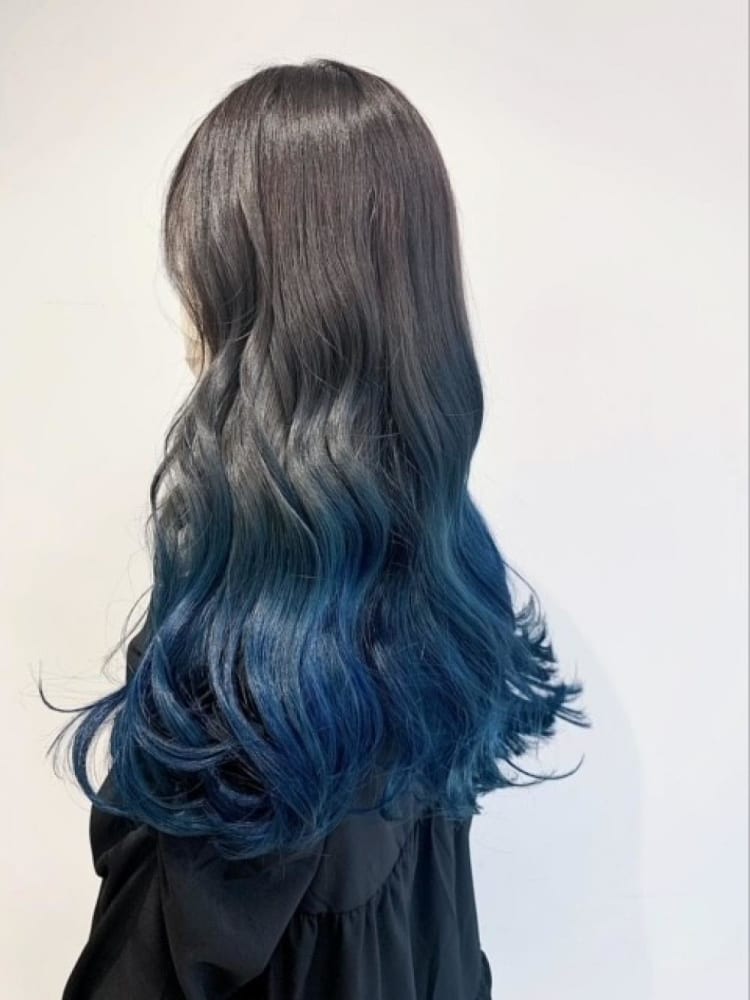 ダークグレー ダークブルーグラデーション ヘアカタログ Ash 高円寺店 星野 玲奈 ヘアサロン 美容院 Ash オフィシャルサイト ダークグレー ダークブルーグラデーション ヘアカタログ Ash 高円寺店 星野 玲奈 ヘアサロン 美容院 Ash オフィシャルサイト