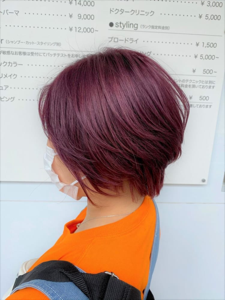 カシスカラー ヘアカタログ Ash 成増店 河南 優人 ヘアサロン 美容院 Ash オフィシャルサイト カシスカラー ヘアカタログ Ash 成増店 河南 優人 ヘアサロン 美容院 Ash オフィシャルサイト