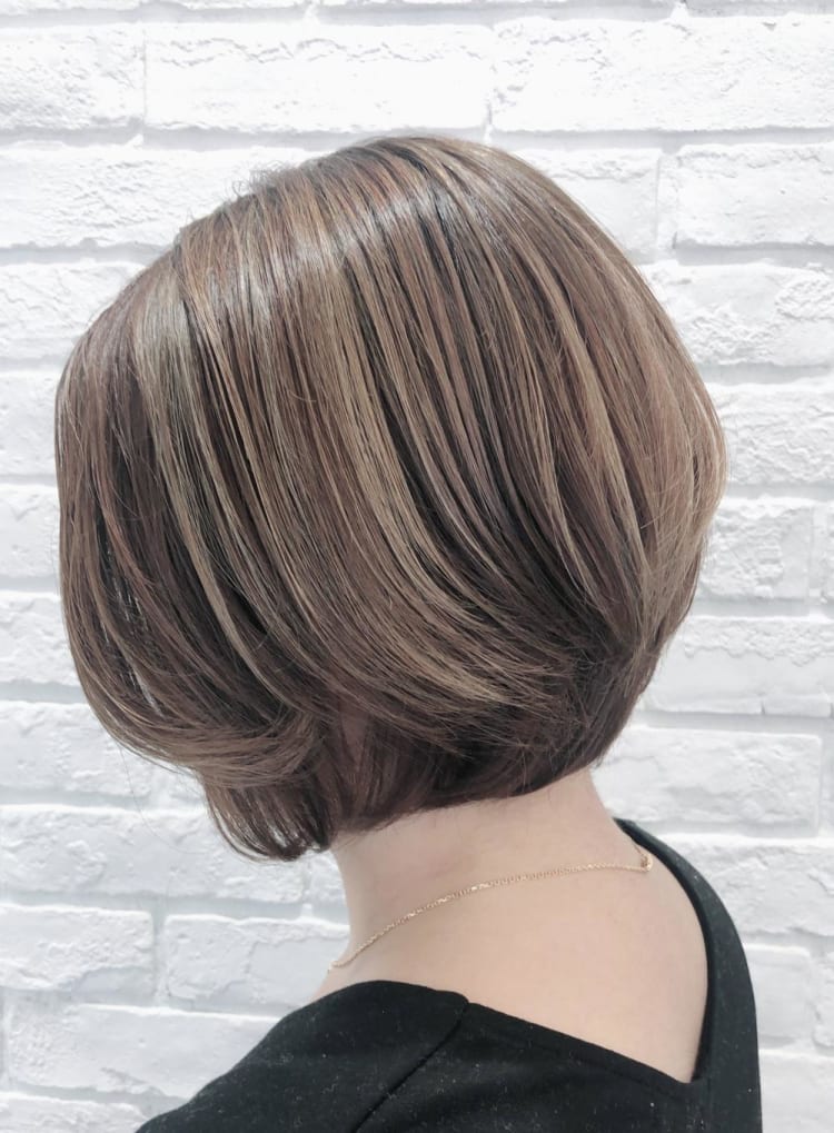 大人女性のハイライトボブ ヘアカタログ Ash 石神井公園店 松田 千恵子 ヘアサロン 美容院 Ash オフィシャルサイト 大人女性のハイライトボブ ヘアカタログ Ash 石神井公園店 松田 千恵子 ヘアサロン 美容院 Ash オフィシャルサイト