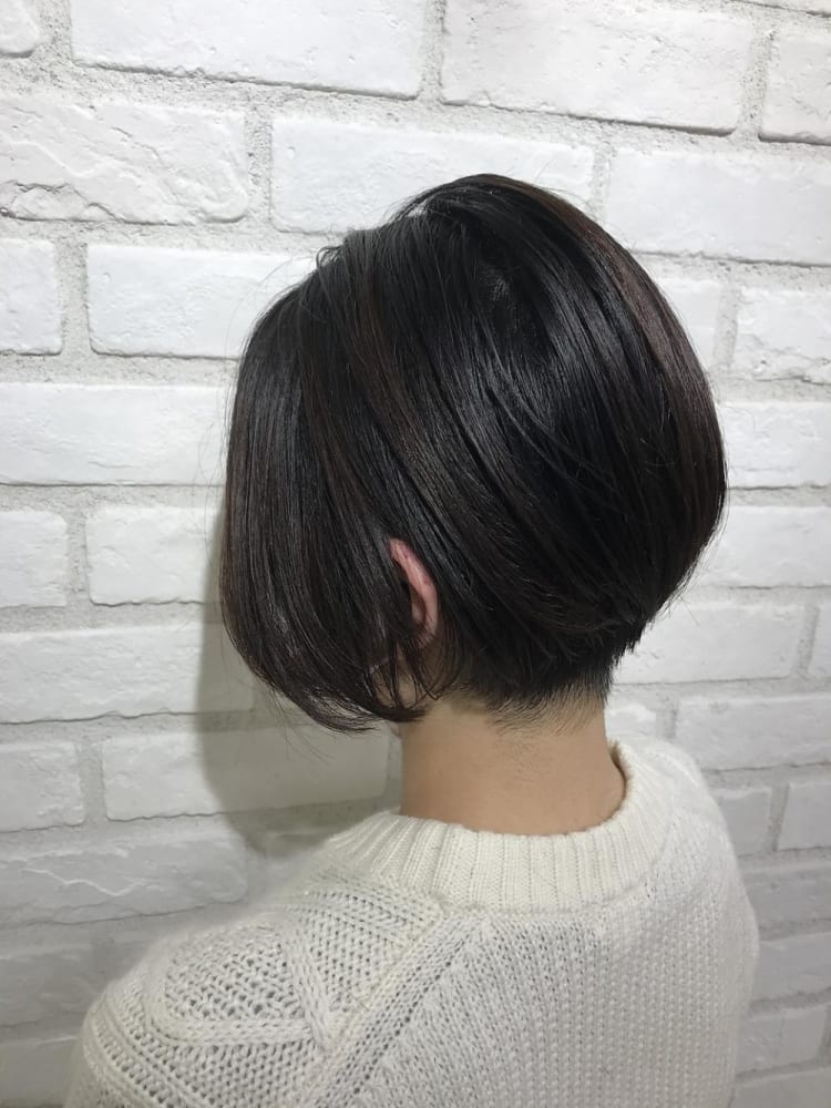 刈り上げショートボブ ヘアカタログ Ash 稲田堤店 山下 立 ヘアサロン 美容院 Ash オフィシャルサイト