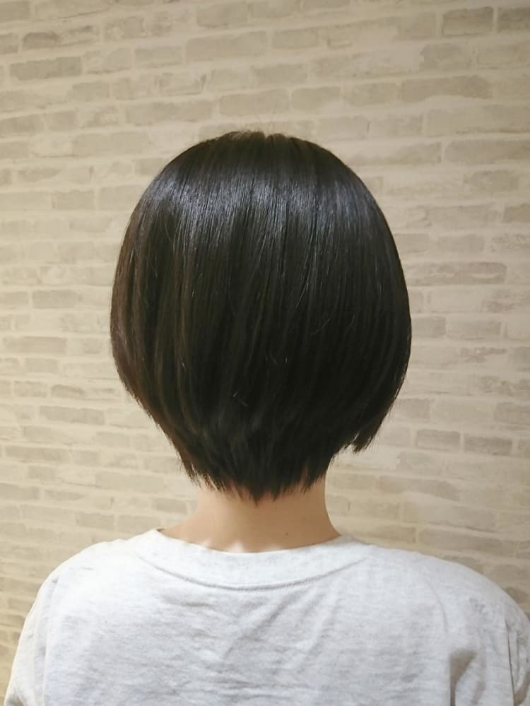 プレミアム縮毛矯正のつやさらベーシックショート ヘアカタログ Ash 高円寺店 岡田 千英里 ヘアサロン 美容院 Ash オフィシャルサイト