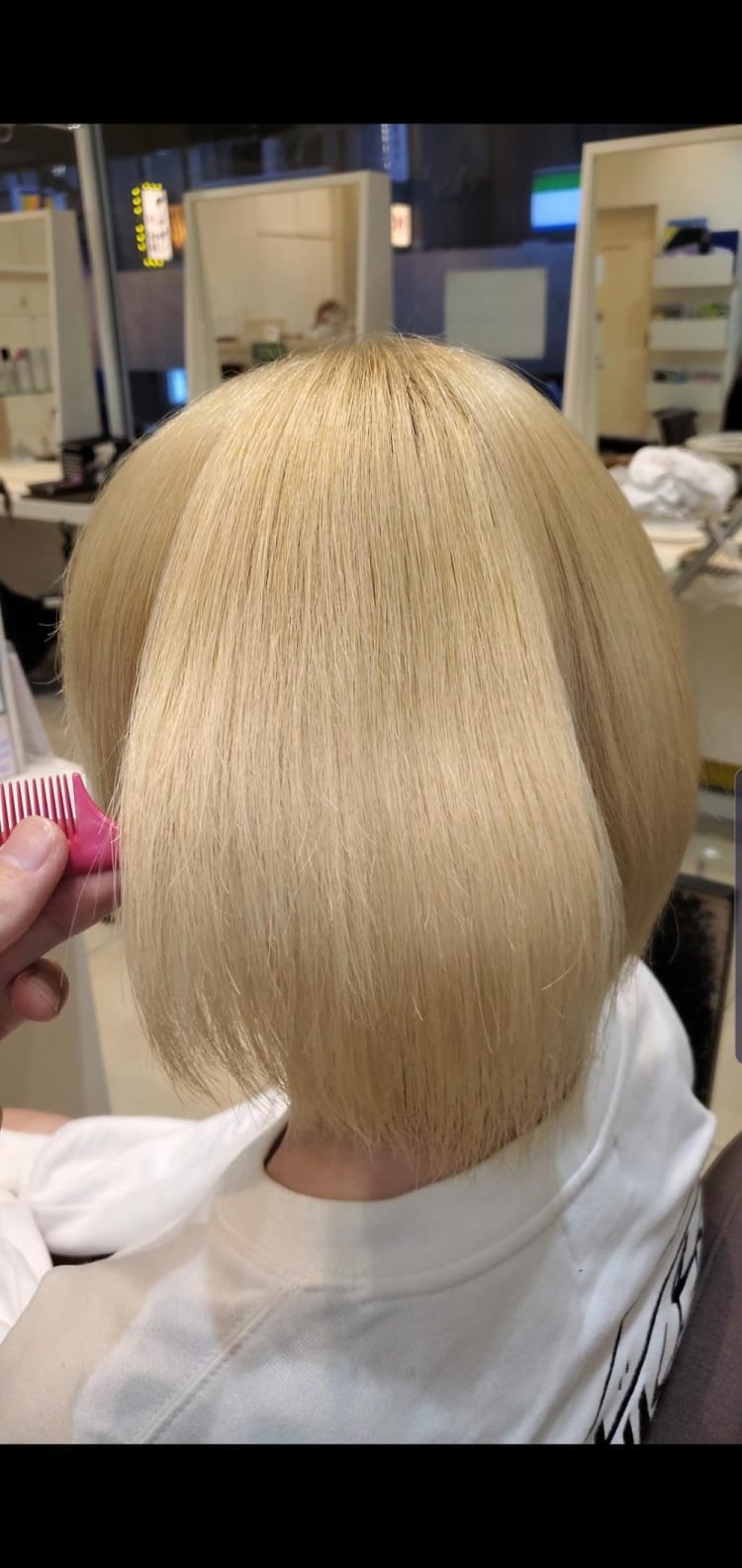【ブリーチ毛にもできちゃう髪質改善縮毛矯正】｜ヘアカタログ Ash 八幡山店 鈴木 廉｜ヘアサロン・美容院｜Ash オフィシャルサイト