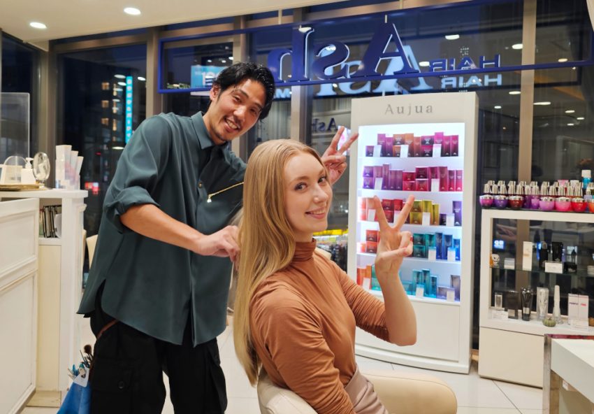 ミス・インターナショナル2022ジャスミン・セルバーグさんがAsh 池袋店