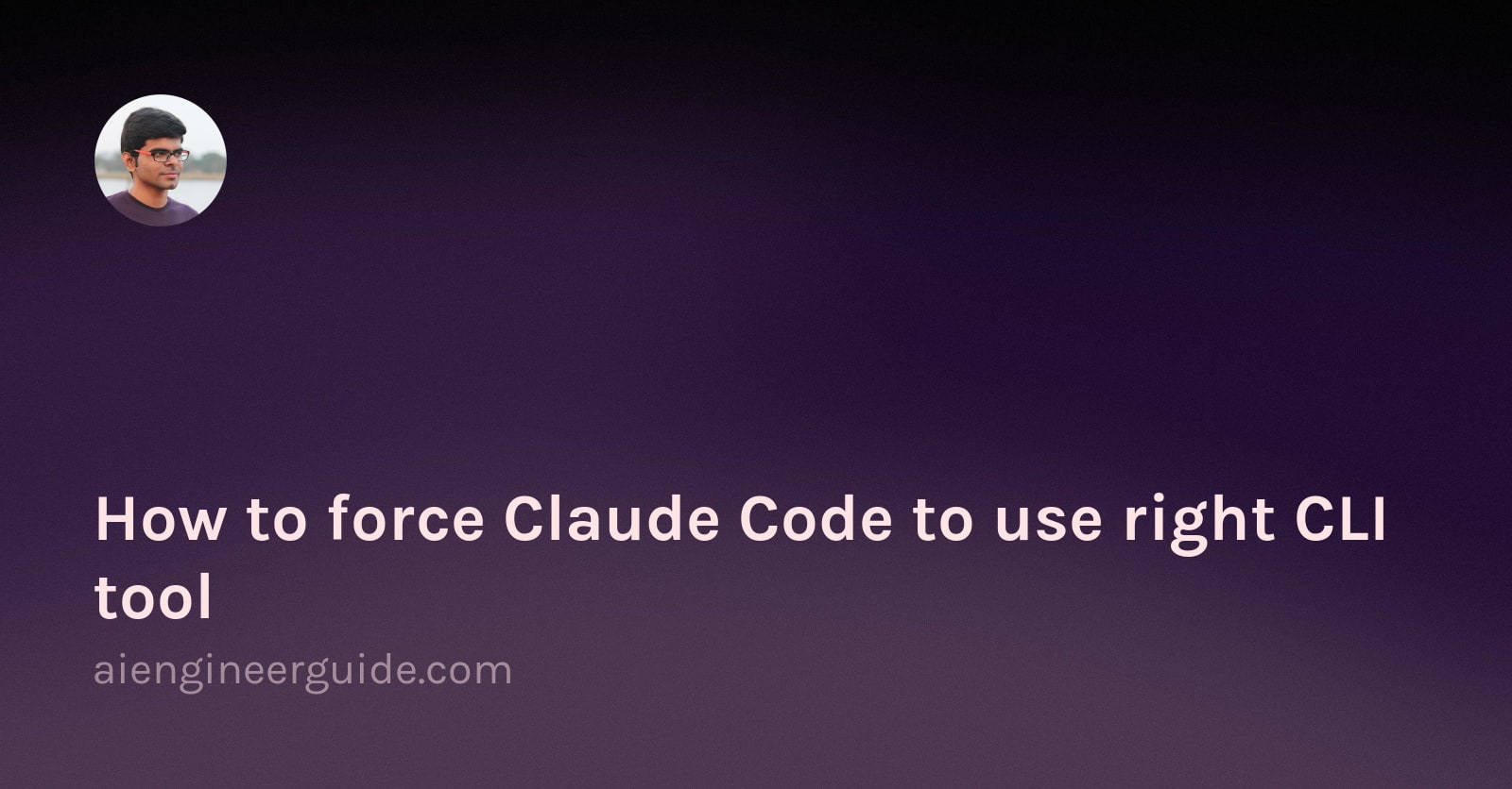 How to force Claude Code to use right CLI tool