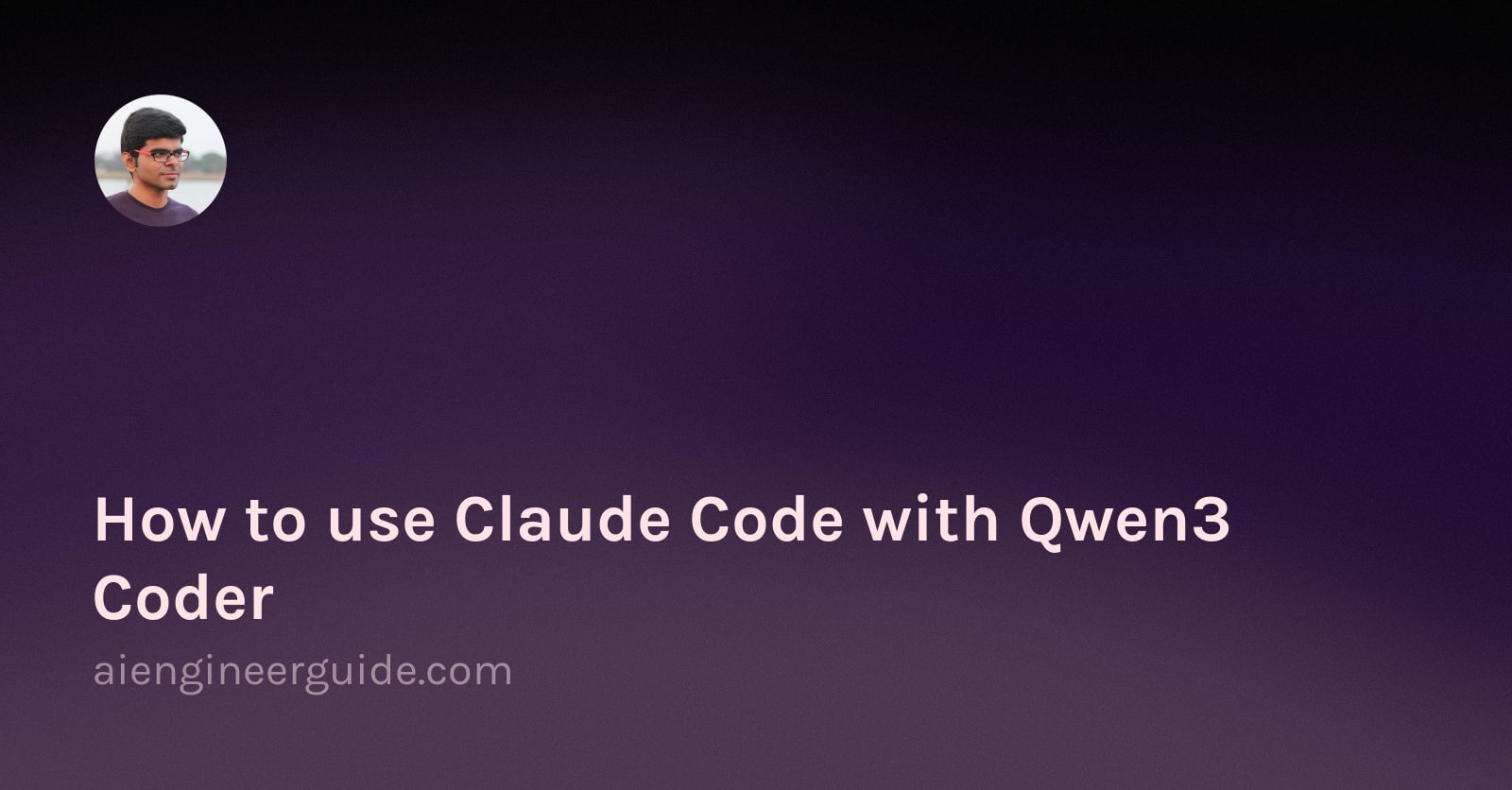How to use Claude Code with Qwen3 Coder