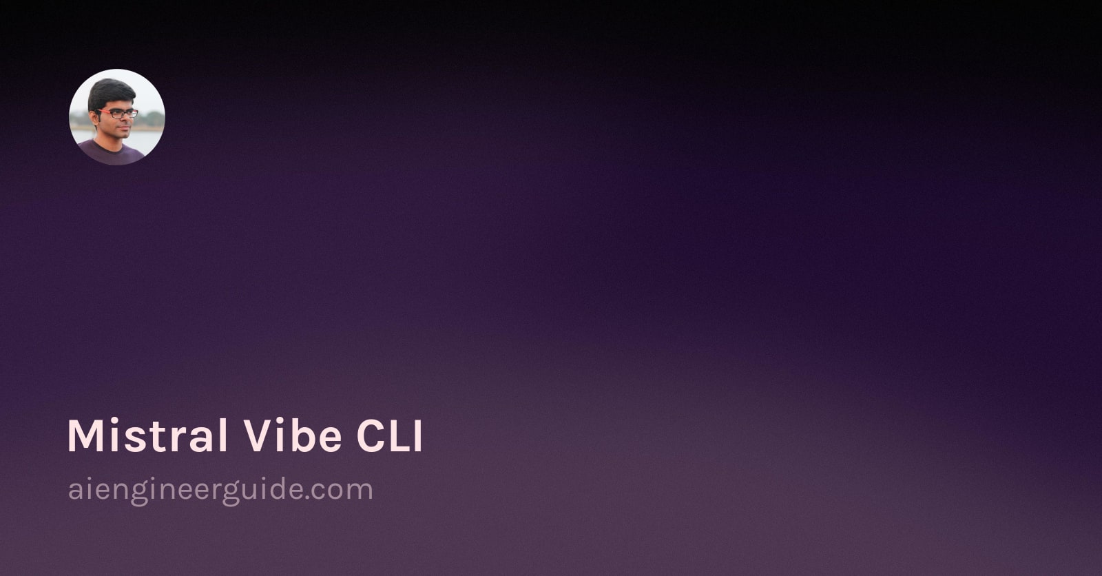 Mistral Vibe CLI