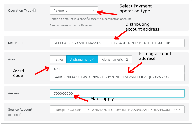 Issuing tokens