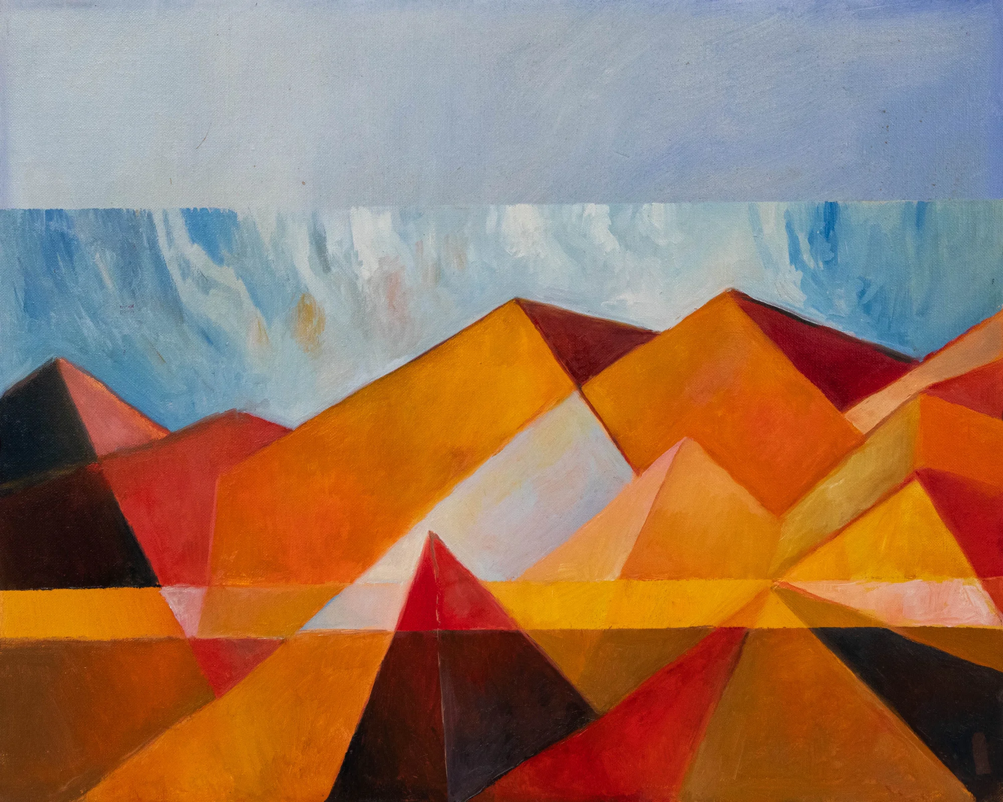 Warm landcape