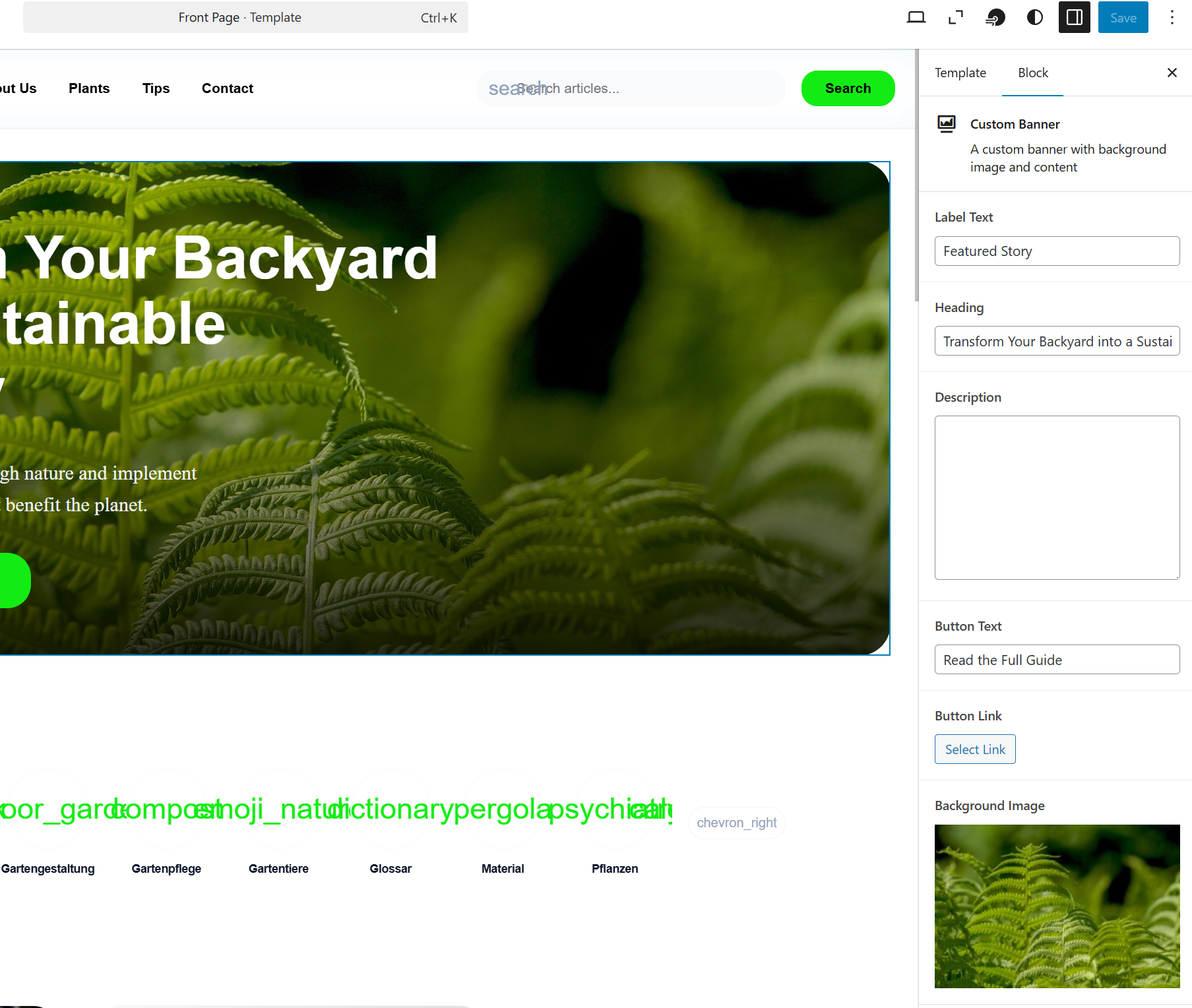 Custom Gutenberg block with editable fields inside the WordPress editor
