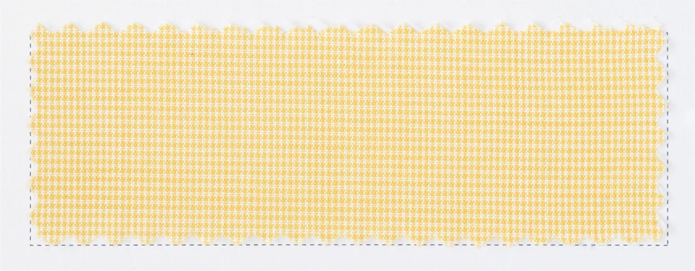 Yellow Houndstooth - 100% cotton - Voile