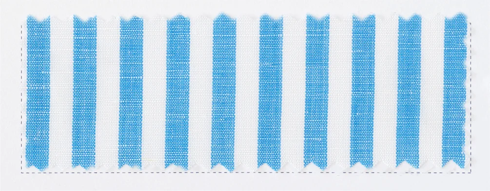 Blue Stripe 4 - 58% cotton 42% linen - Lino Arsenal