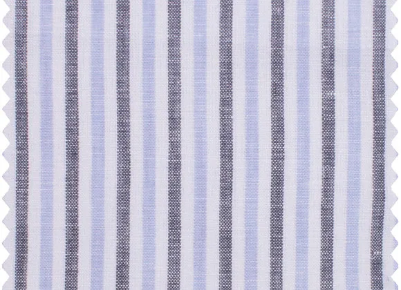 Alternating Stripe 4 - 100% linen - Soft Sanforized Finish