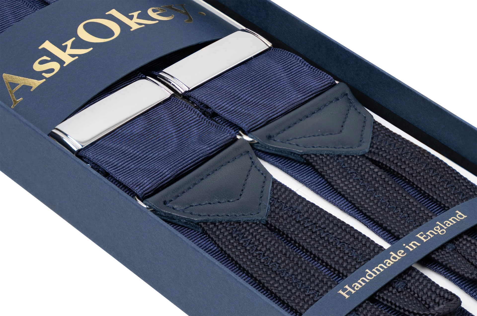 AskOkey Navy Moire Braces 2