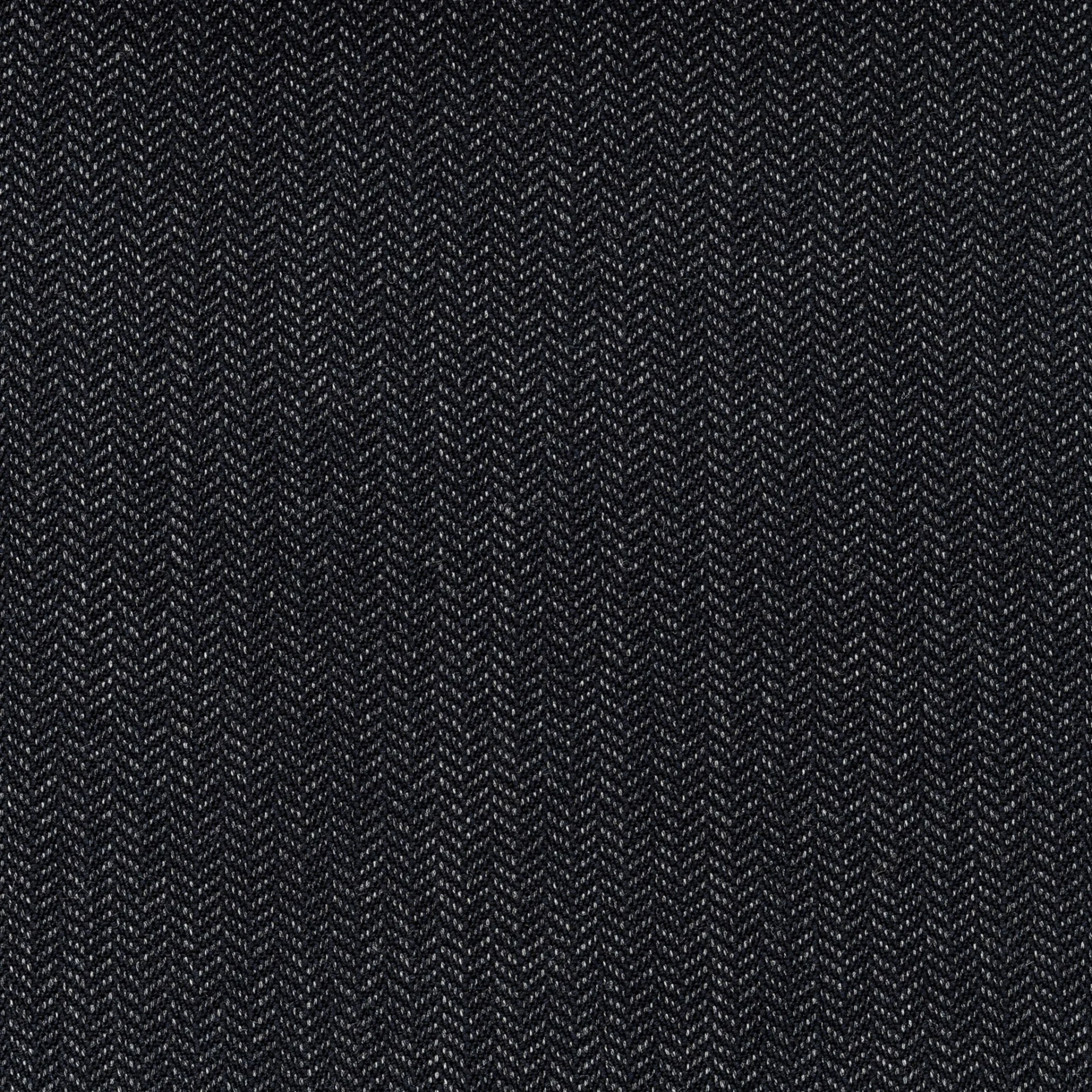 Mid Grey Chevron - 100% Worsted Wool - 300g