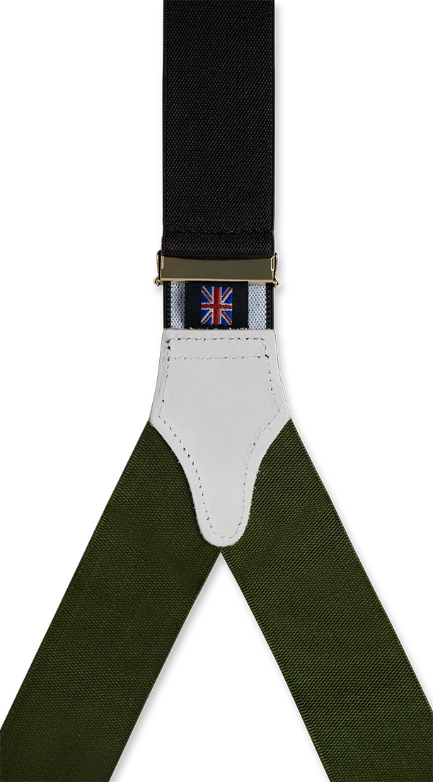 AskOkey Army Green Braces 4
