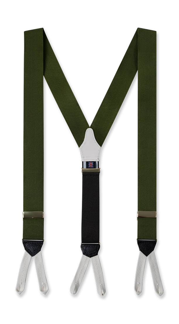 AskOkey Army Green Braces 3