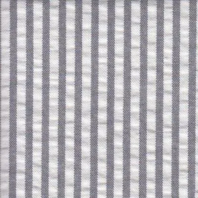 Light Grey Seersucker -100% Cotton - 235g