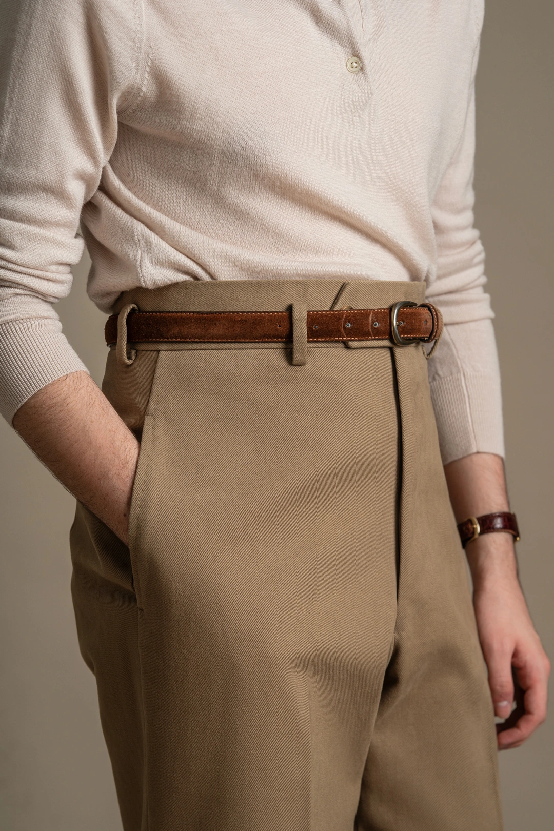 Flat Front Trousers