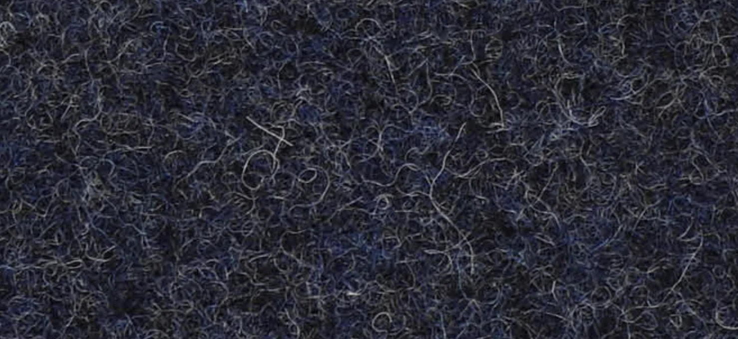 Airforce Blue Raised Melton - 100% Wool - 525g