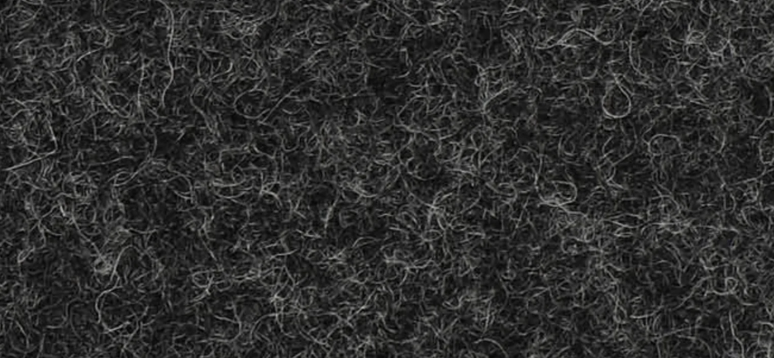 Charcoal Raised Melton - 100% Wool - 525g
