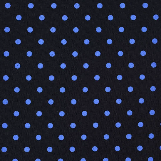 Navy Polkadots
