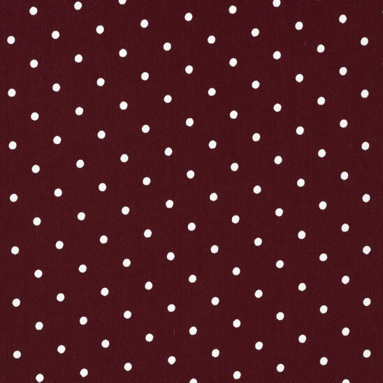 Burgundy Polkadots