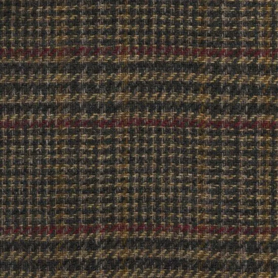 Gold, Red and Brown Glen Check