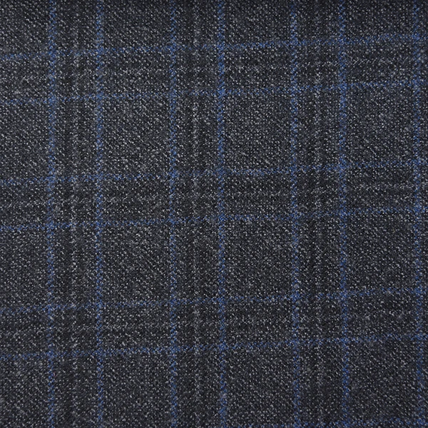 Mineral Grey and Blue Heavy Glen Check