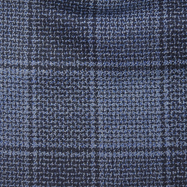 Textured Blue Glen Check