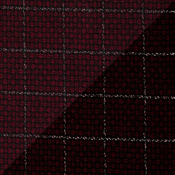Meridian Red Windowpane