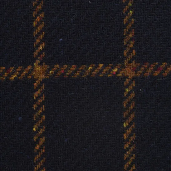 Navy and Brown Windowpane