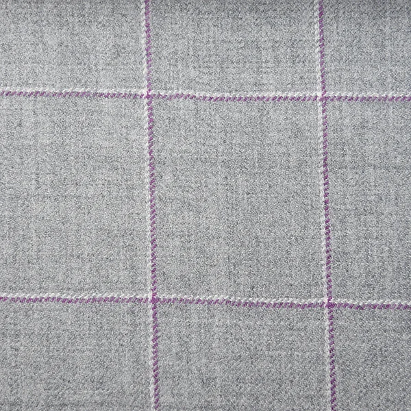 Grey and Lilac Windowpane