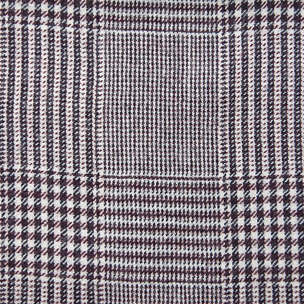 Auburn Brown and White Glen Check