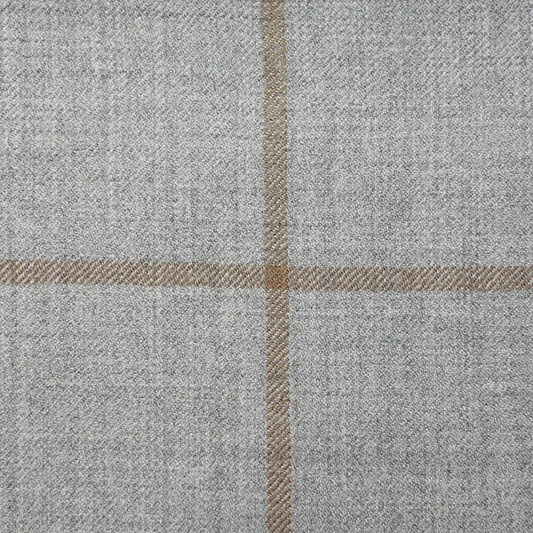 Light Grey and Brown Windowpane