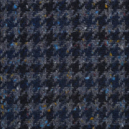 Blue and Navy Houndstooth